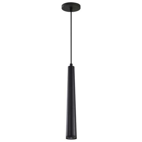 Nuvo Melrose 12-Watt 16 in. LED Pendant Matte Black Finish 62/826